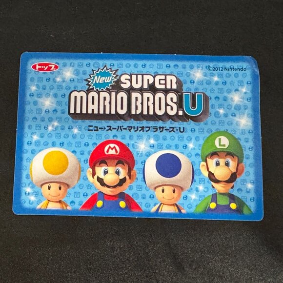 Fire Piranha New Super Mario Bros U Trading Cards Japanese, Nintendo, Circa 2012 - Picture 2 of 7